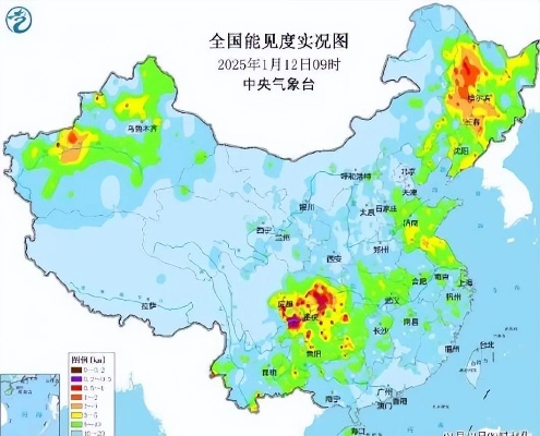 一眼读懂风云变幻，中国气象天气实况图背后的科技与民生