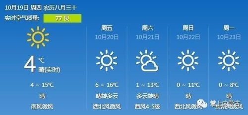 包头天气预报，掌握阴晴冷暖，守护日常出行